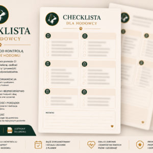 Checklista dla hodowcy – wszystko pod kontrolą w dniu odbioru szczeniaka