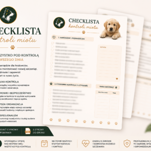 Checklista kontroli miotu – miej wszystko pod kontrolą od pierwszego dnia