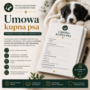 Umowa kupna-sprzedaży psa